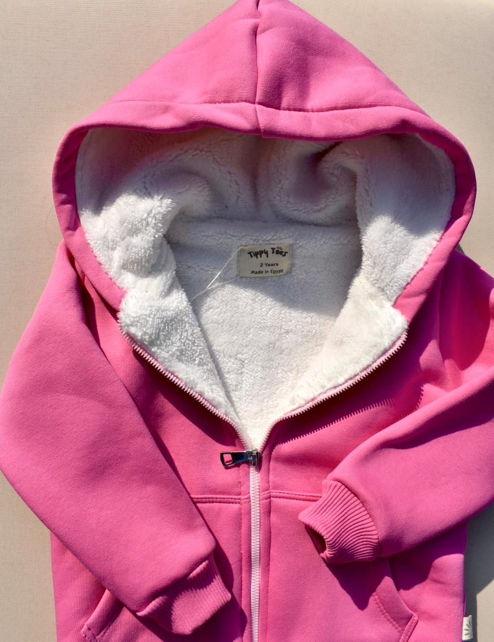 Fur Lined Jacket - Fuchsia