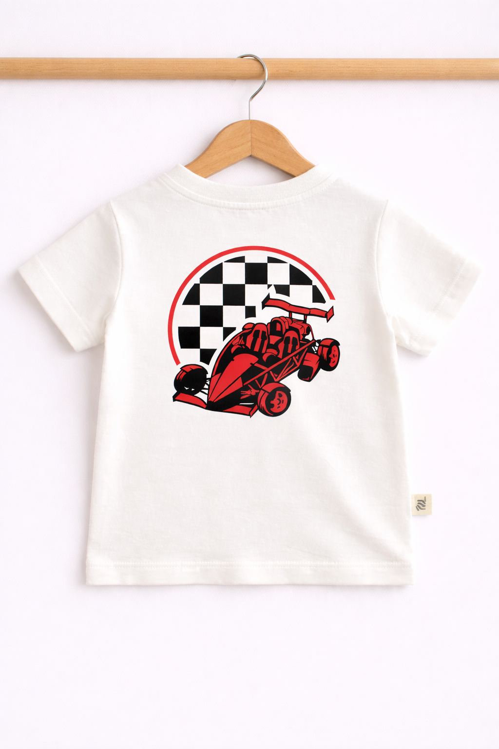 Boys Cotton T-Shirt – Speedster Print White