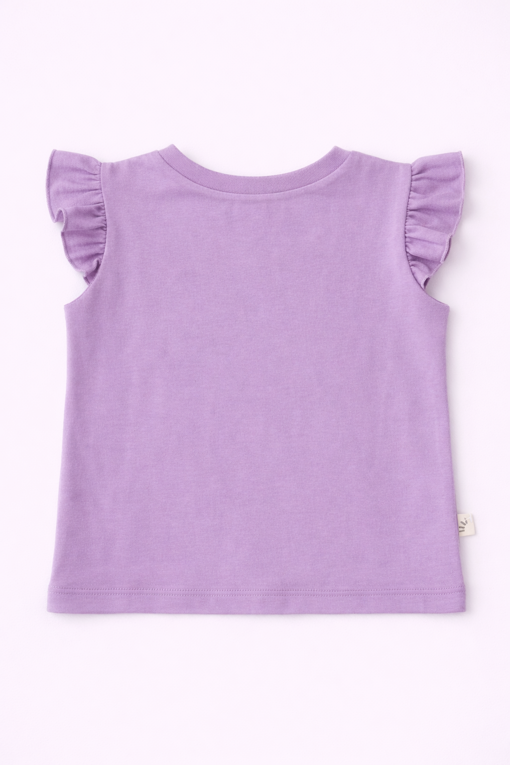 Girls Cotton T-shirt - Mermaid Print Purple