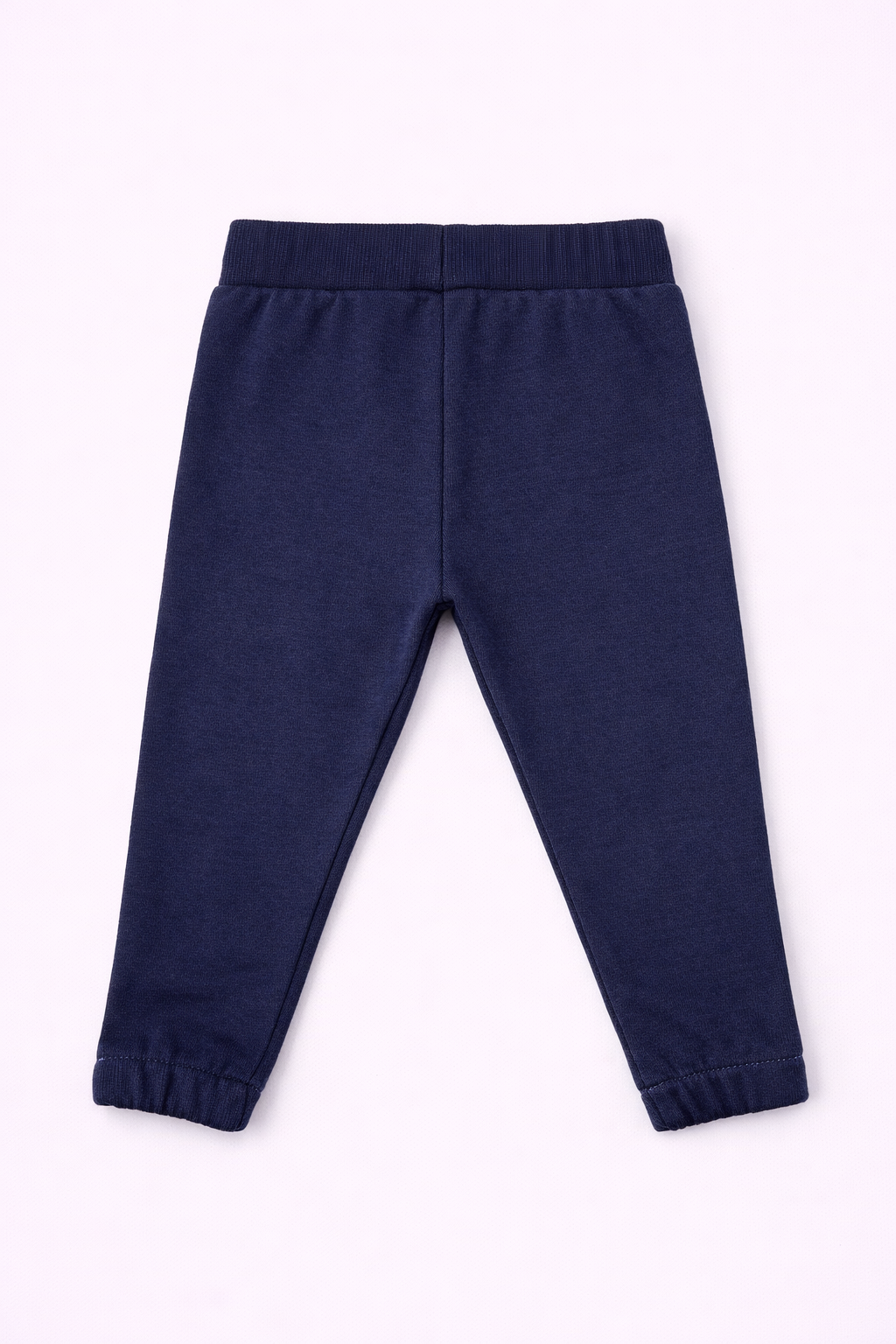 Girls Cotton Joggers - Navy