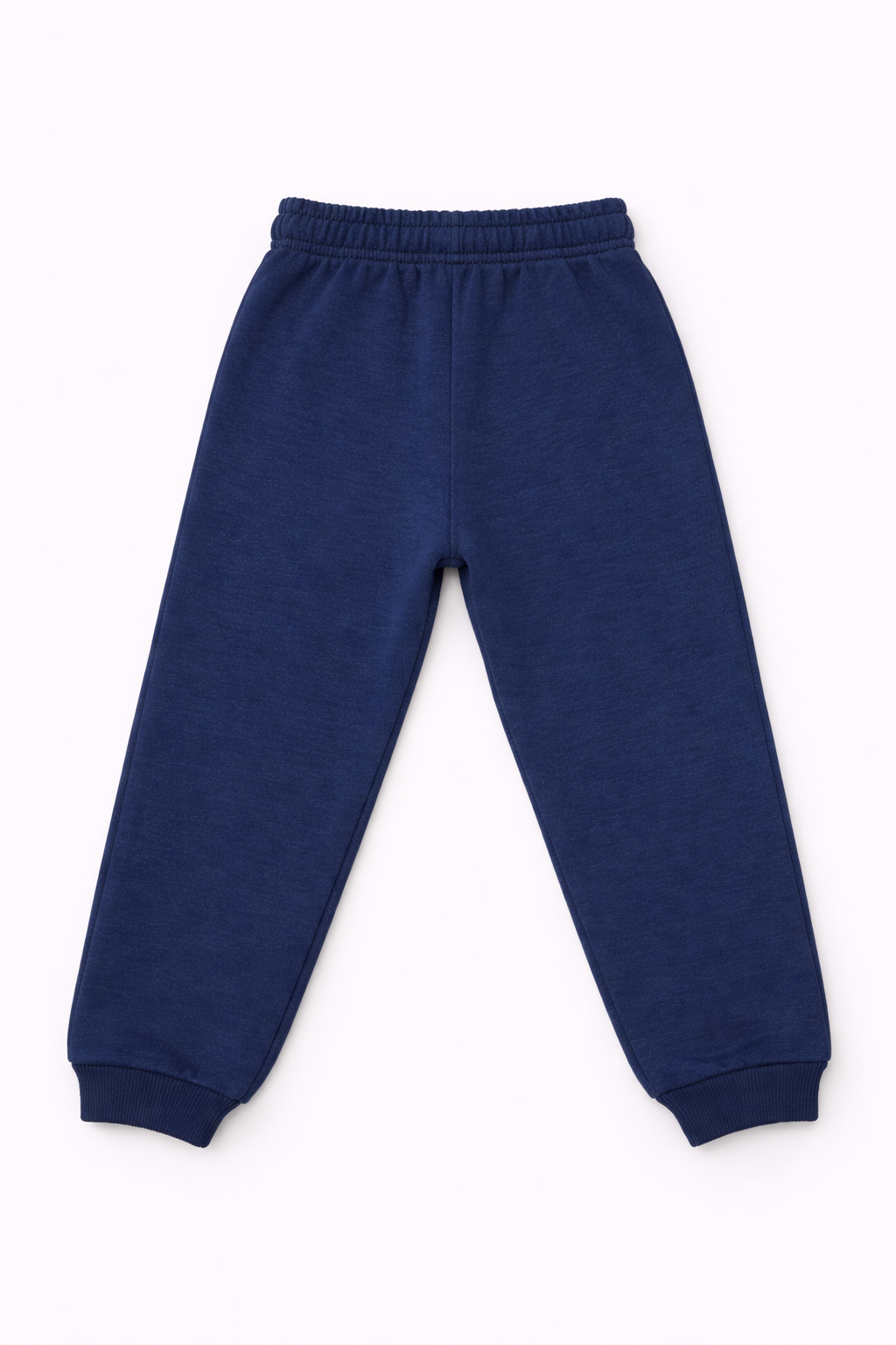 Boys Slim Fit Cotton Joggers - Navy Blue