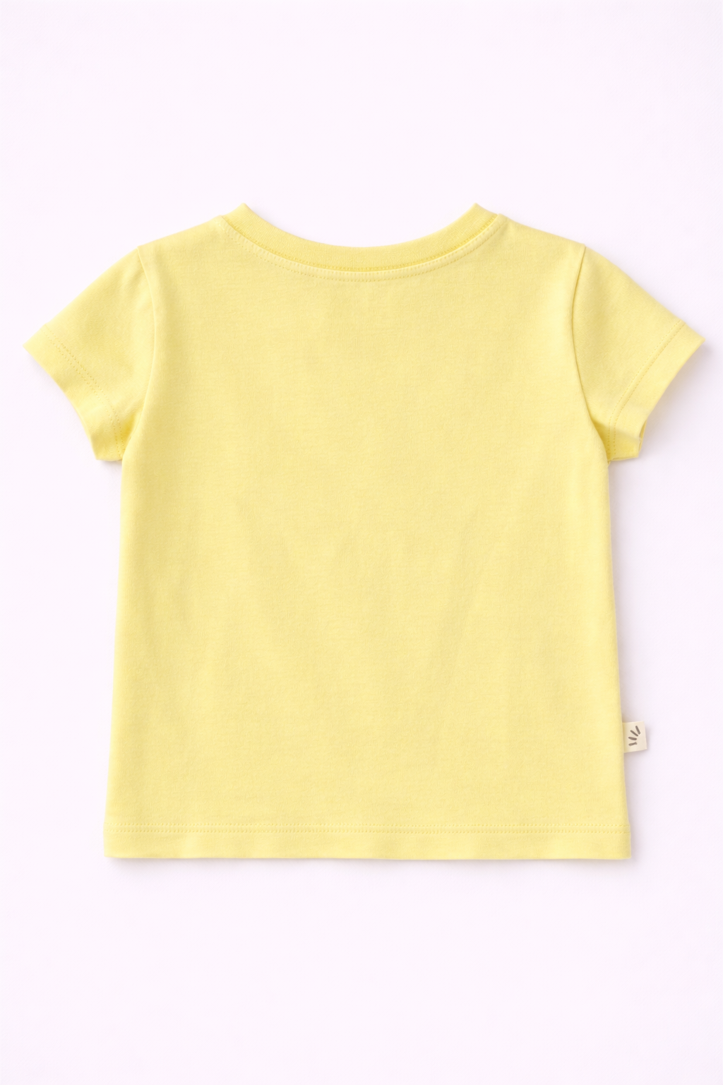 Girls Cotton T-shirt - Sunshine Print Yellow