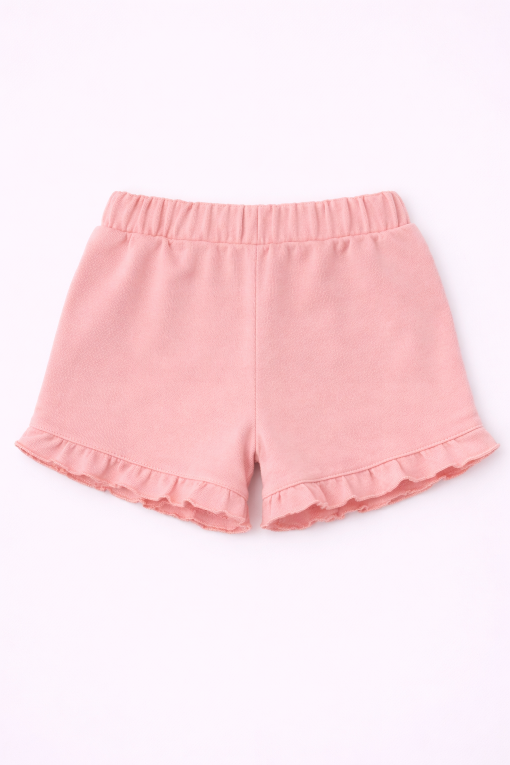 Girls Cotton French Terry Shorts – Pink