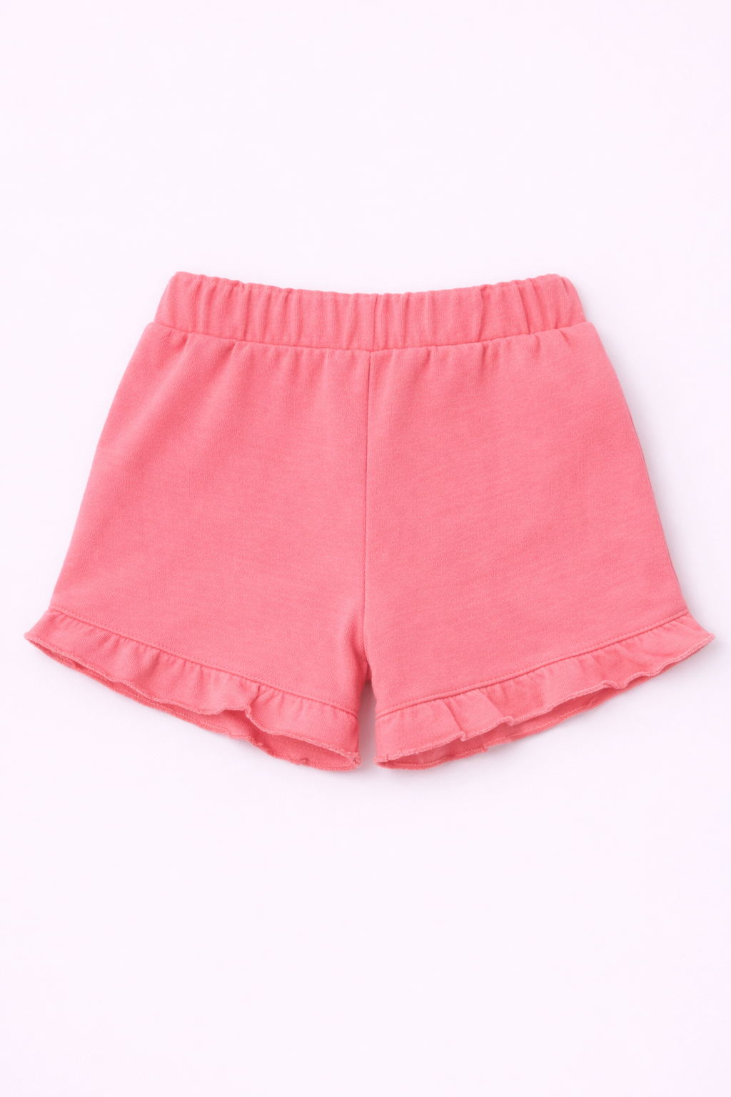 Girls Cotton French Terry Shorts – Rose