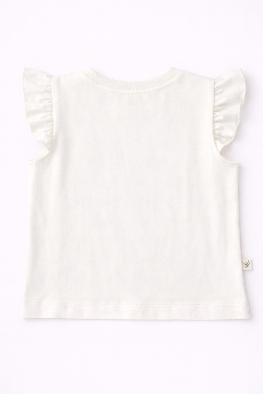 Girls Cotton T-shirt - Unicorn Print White