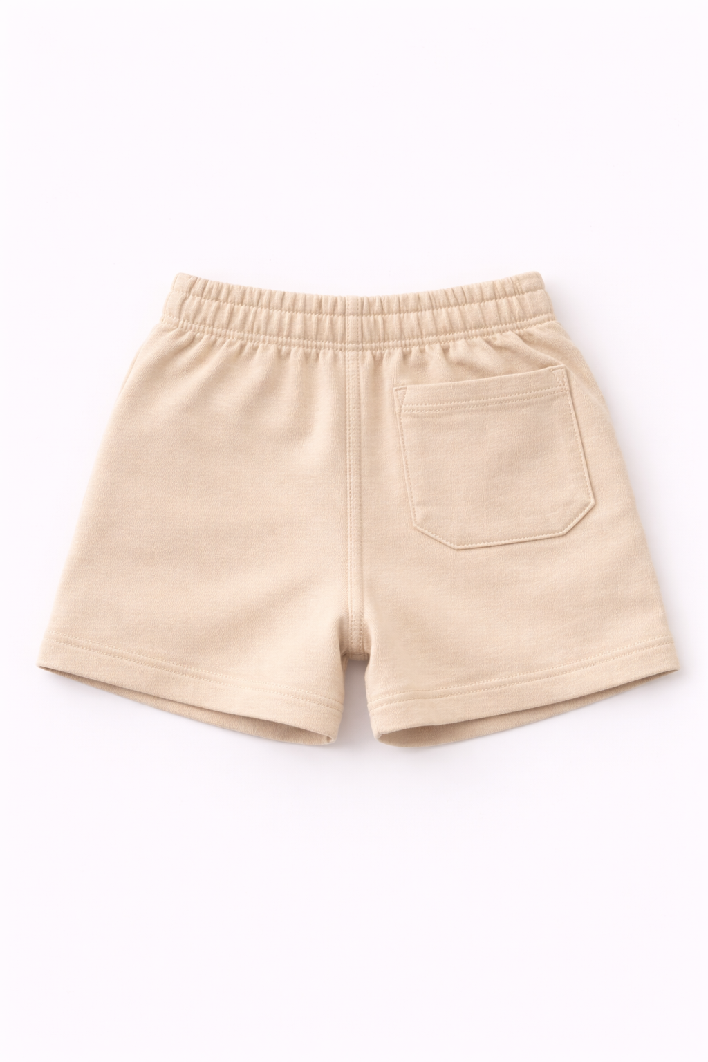 Boys Cotton French Terry Shorts – Sand