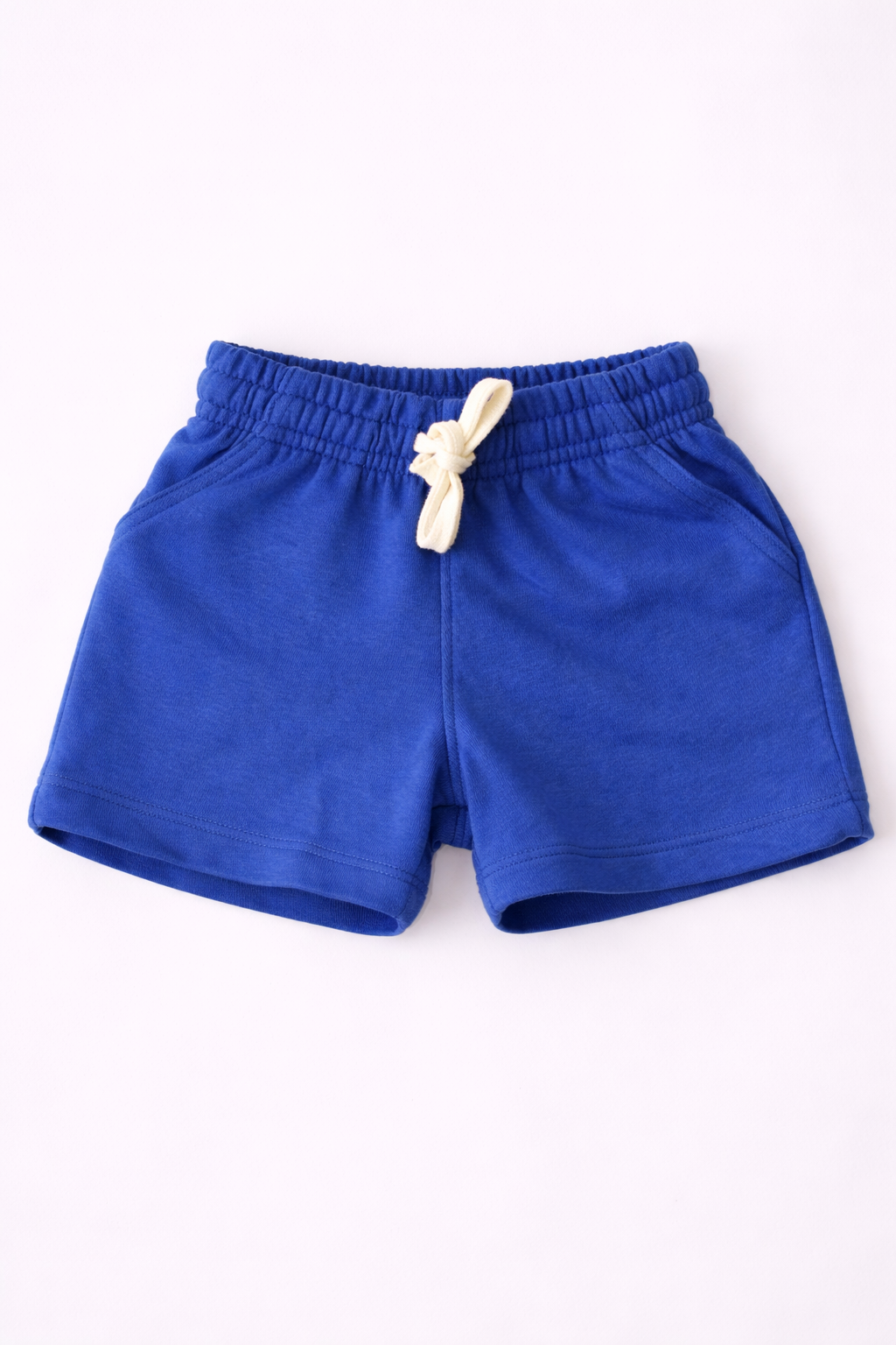 Boys Cotton French Terry Shorts – Blue