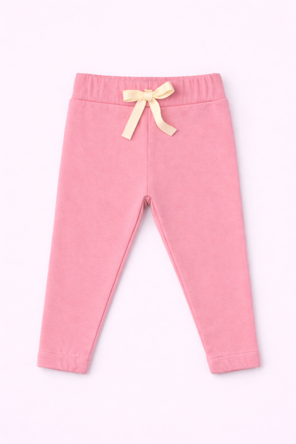 Girls Cotton Joggers - Pink