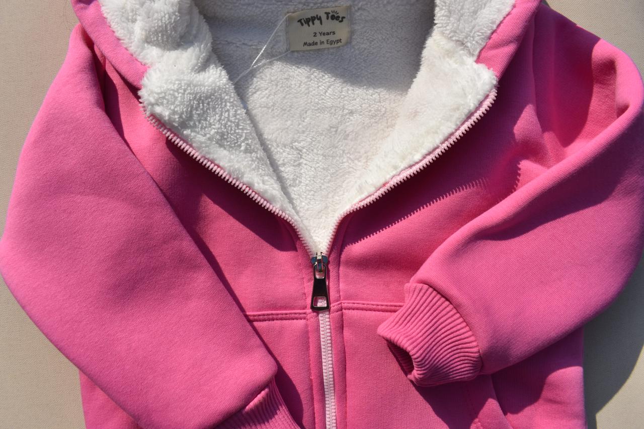 Fur Lined Jacket - Fuchsia