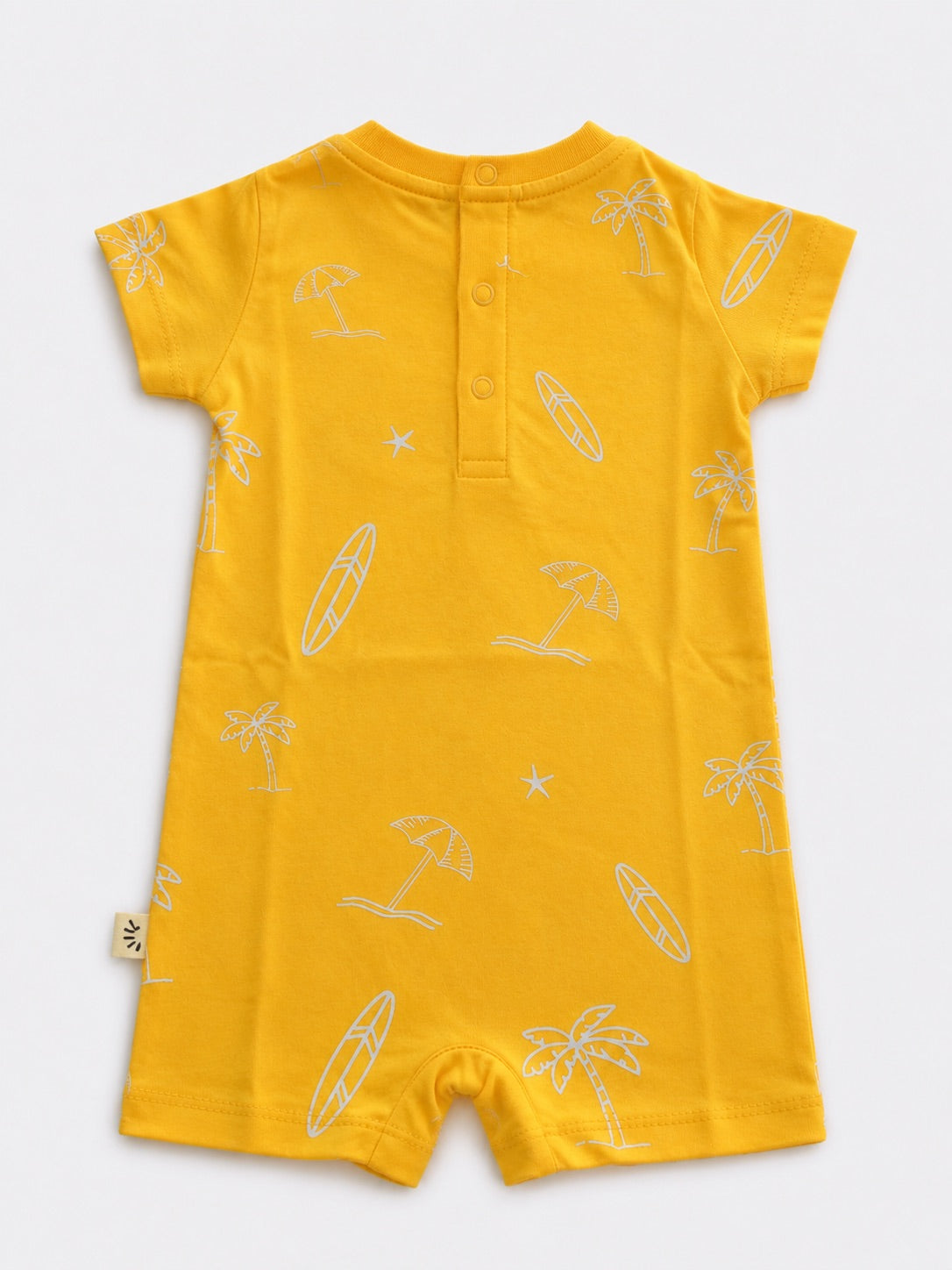 Baby Boy Romper – Beach Yellow