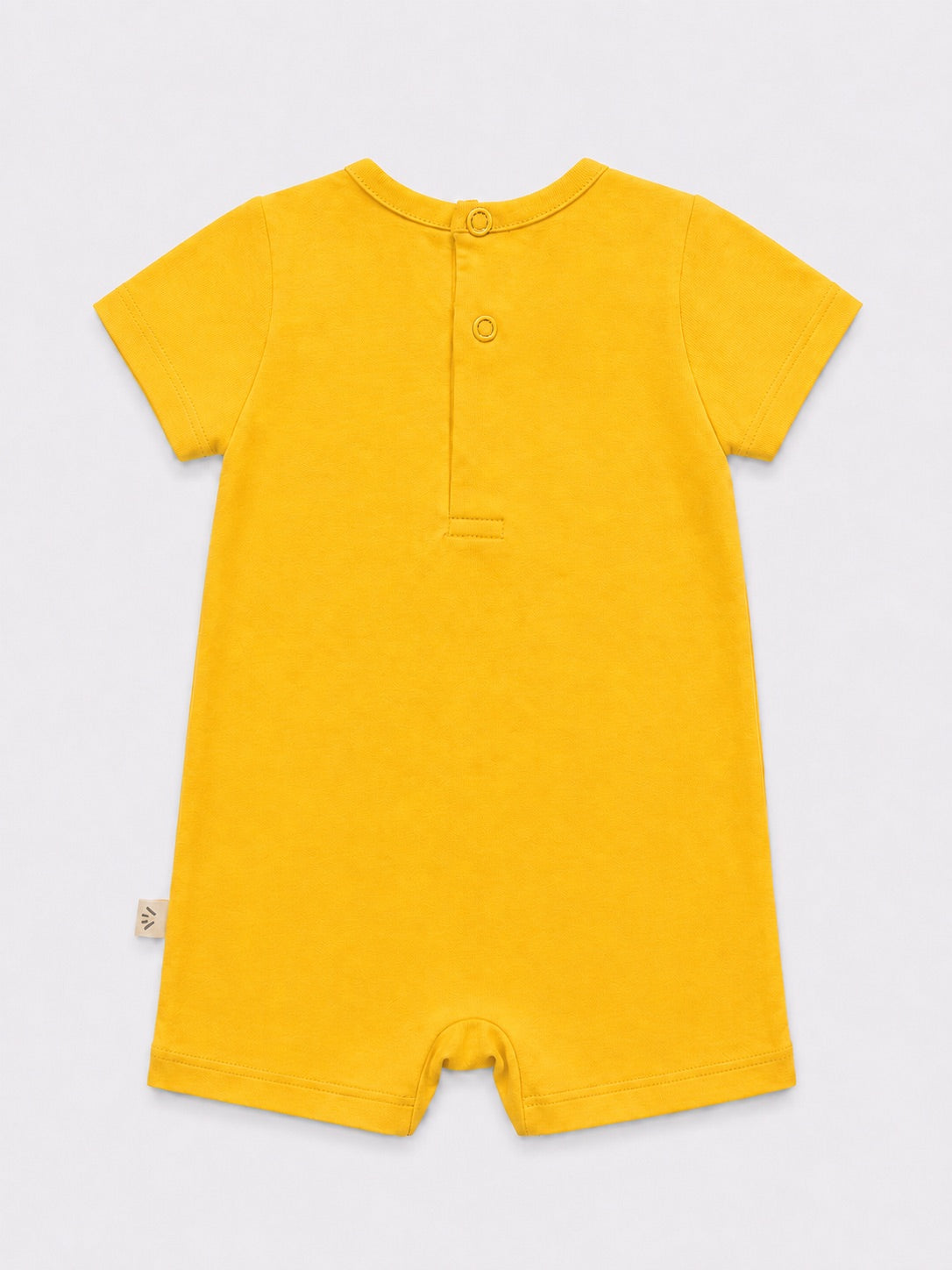 Baby Boy Romper – I'm the Reason We're Late Yellow