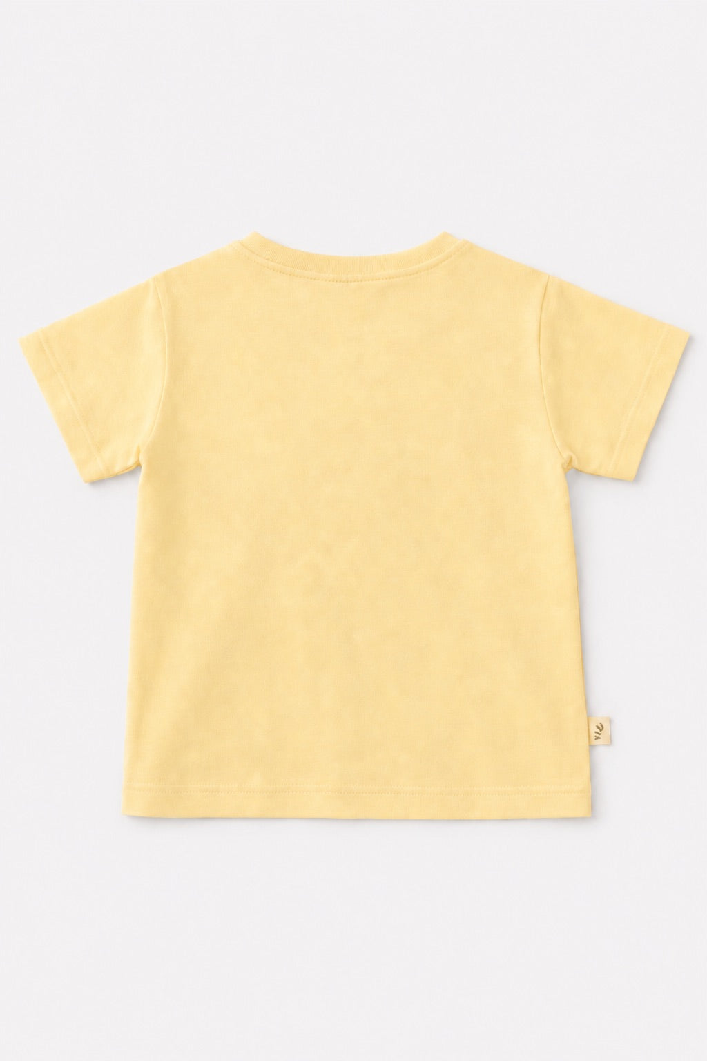 Boys Oversized Basic Cotton T-Shirt – Yellow