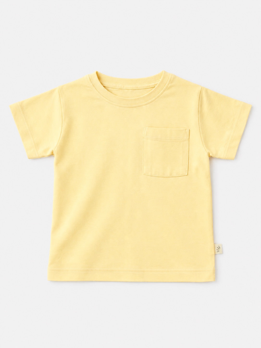 Boys Oversized Basic Cotton T-Shirt – Yellow