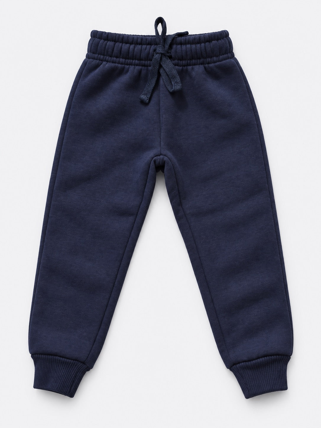 Boys Fleece Cotton Joggers - Navy Blue