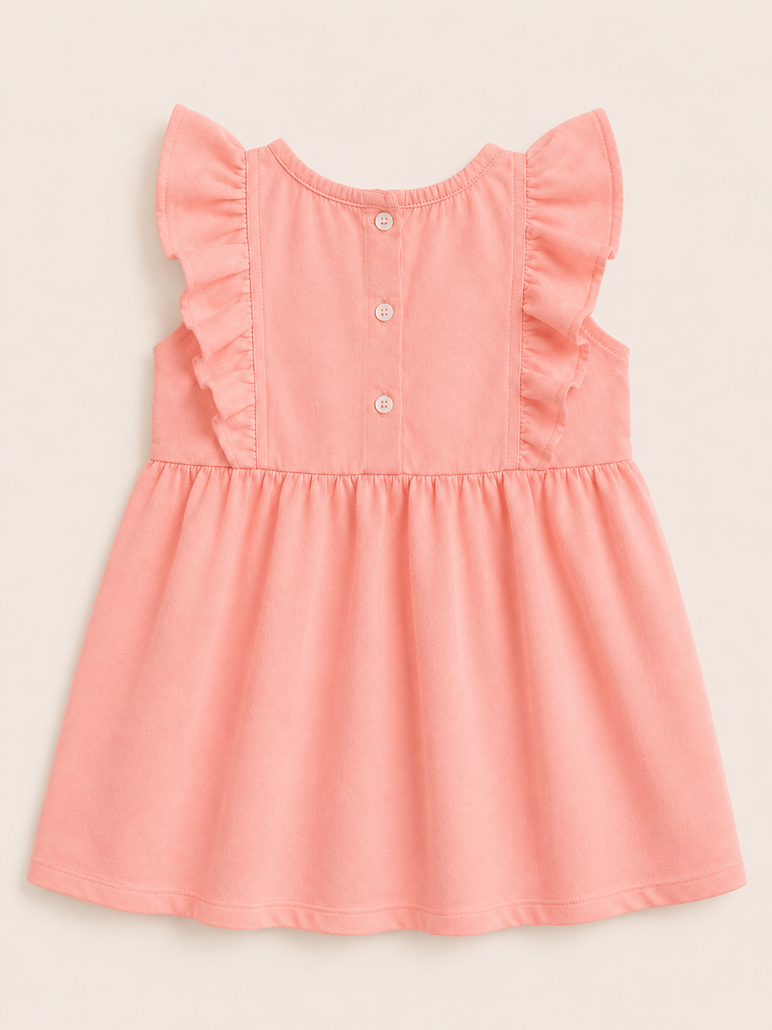 Girls Flounce Dress - Bubblegum