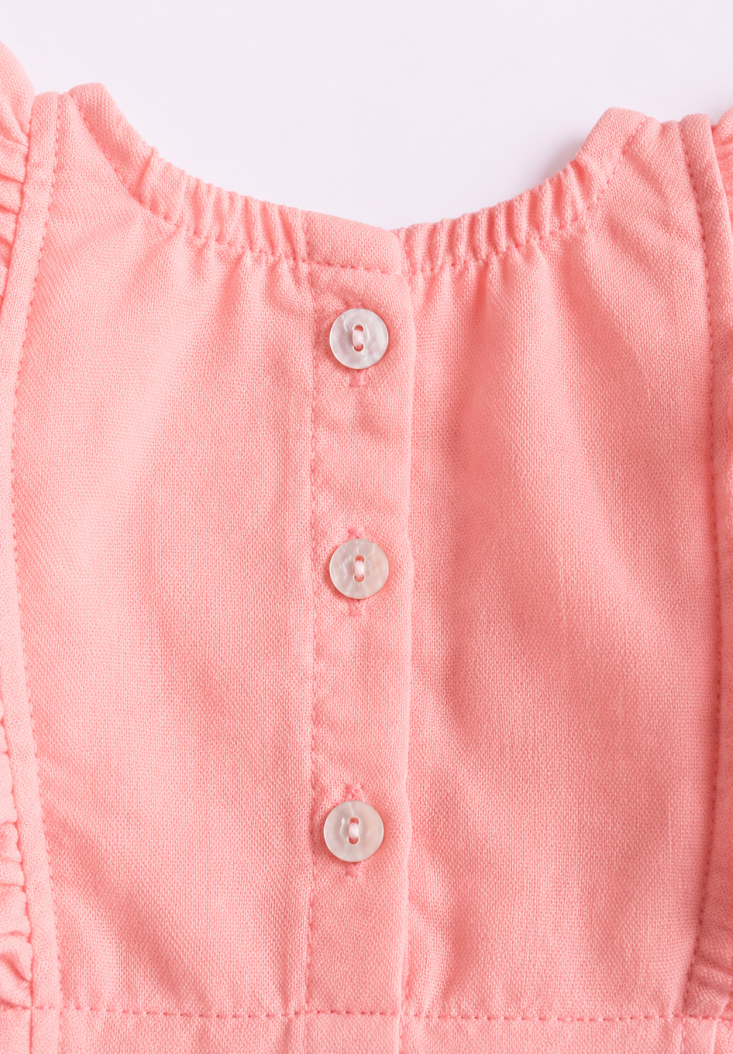 Girls Flounce Dress - Bubblegum