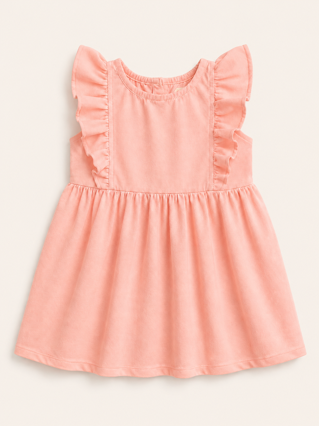 Girls Flounce Dress - Bubblegum