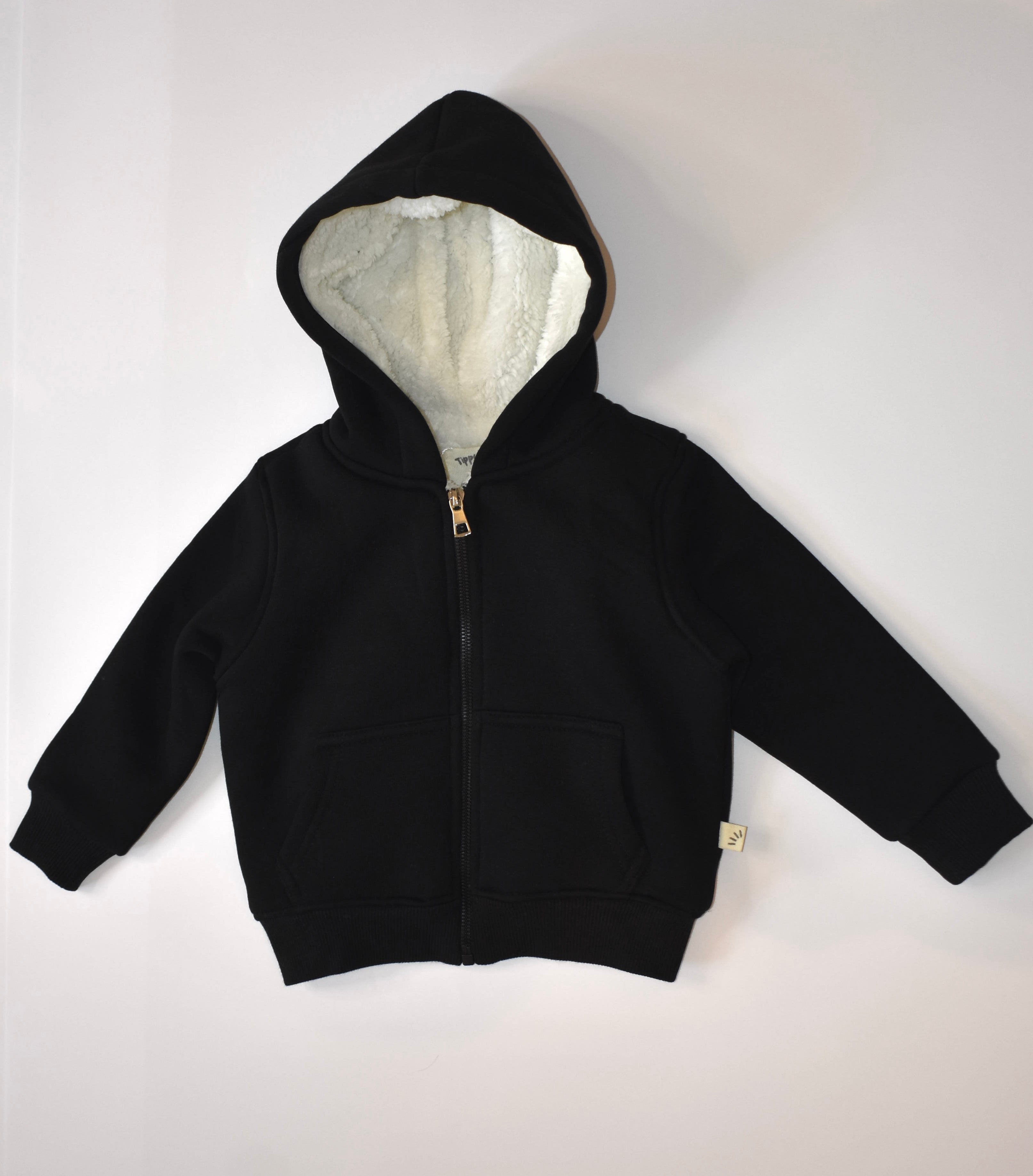 Fur Lined Jacket - Black