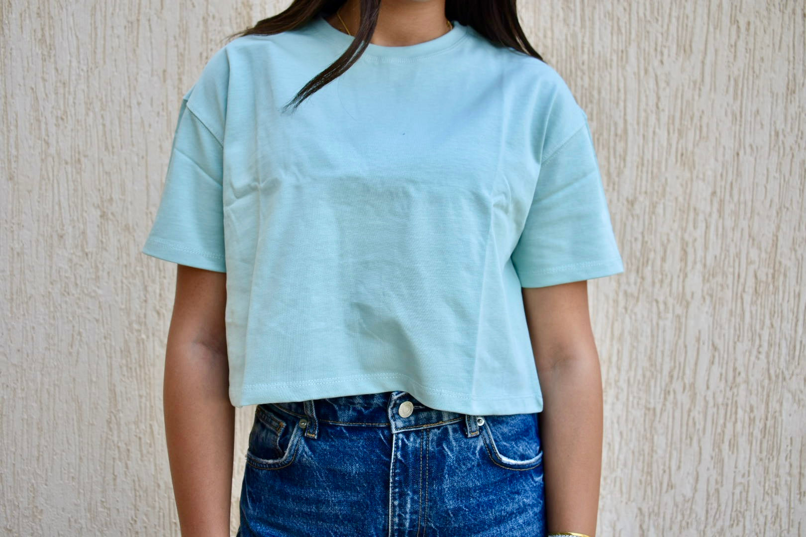 Women Cotton Basic T-shirts - Emerald