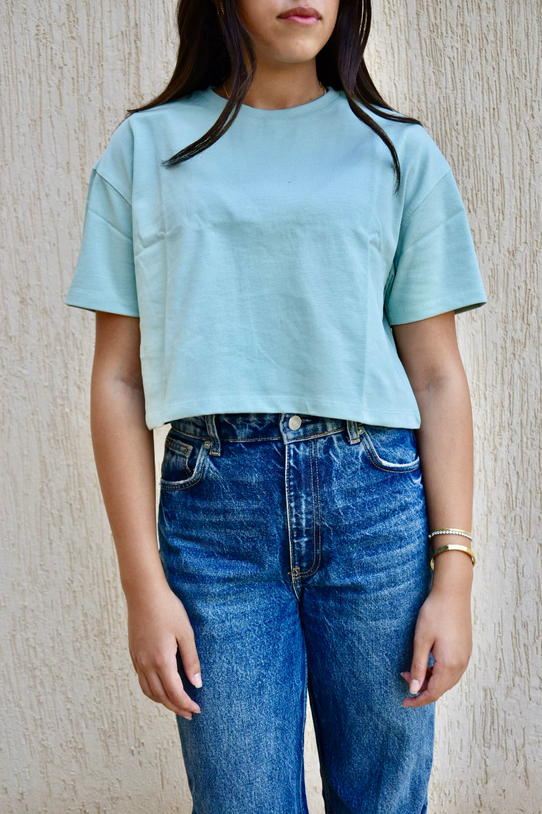 Women Cotton Basic T-shirts - Emerald