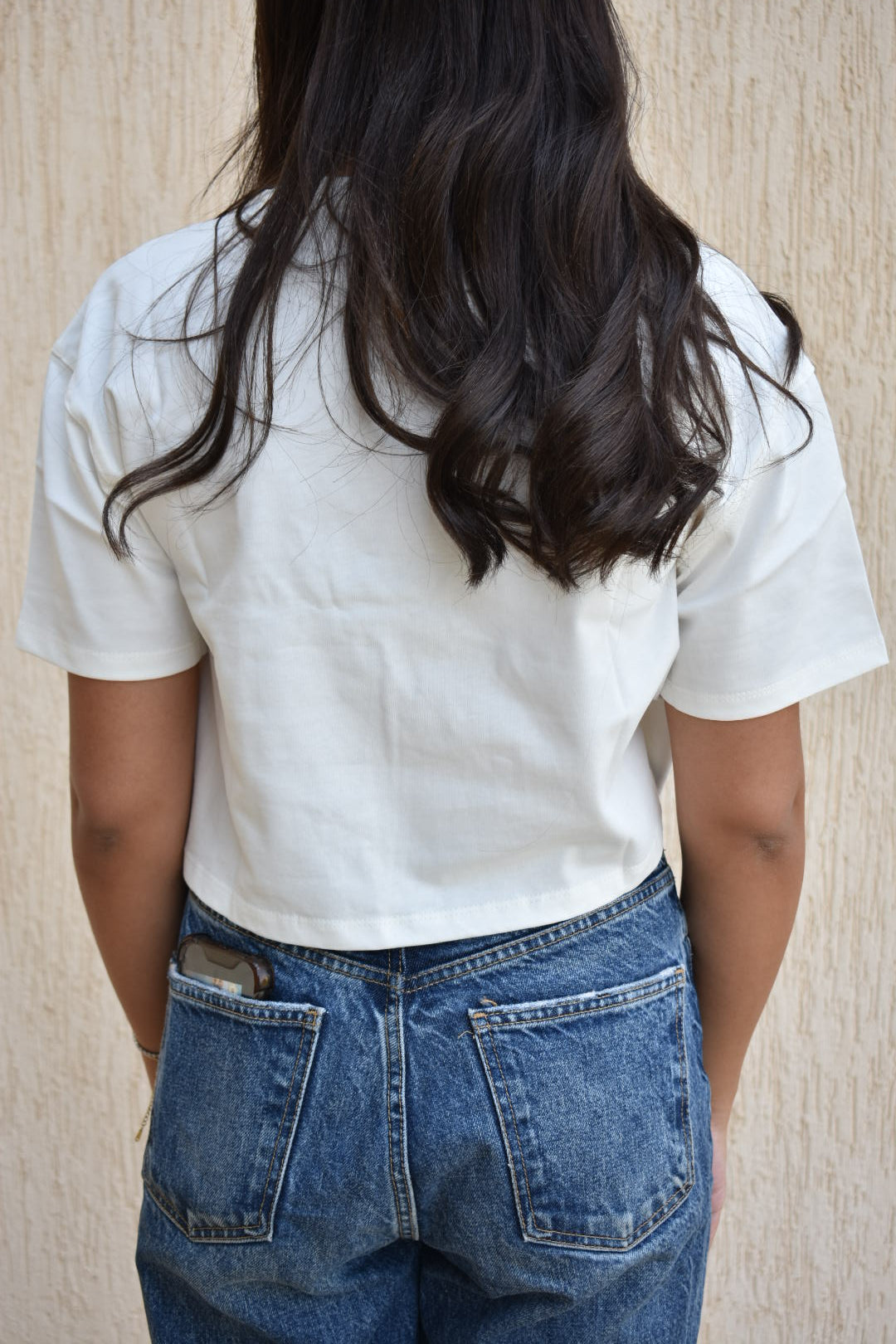 Women Cotton Basic T-shirts - Ivory