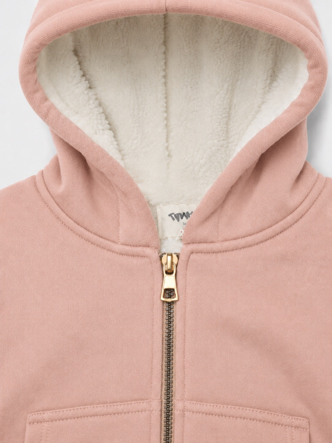 Fur Lined Jacket - Dusty Rose
